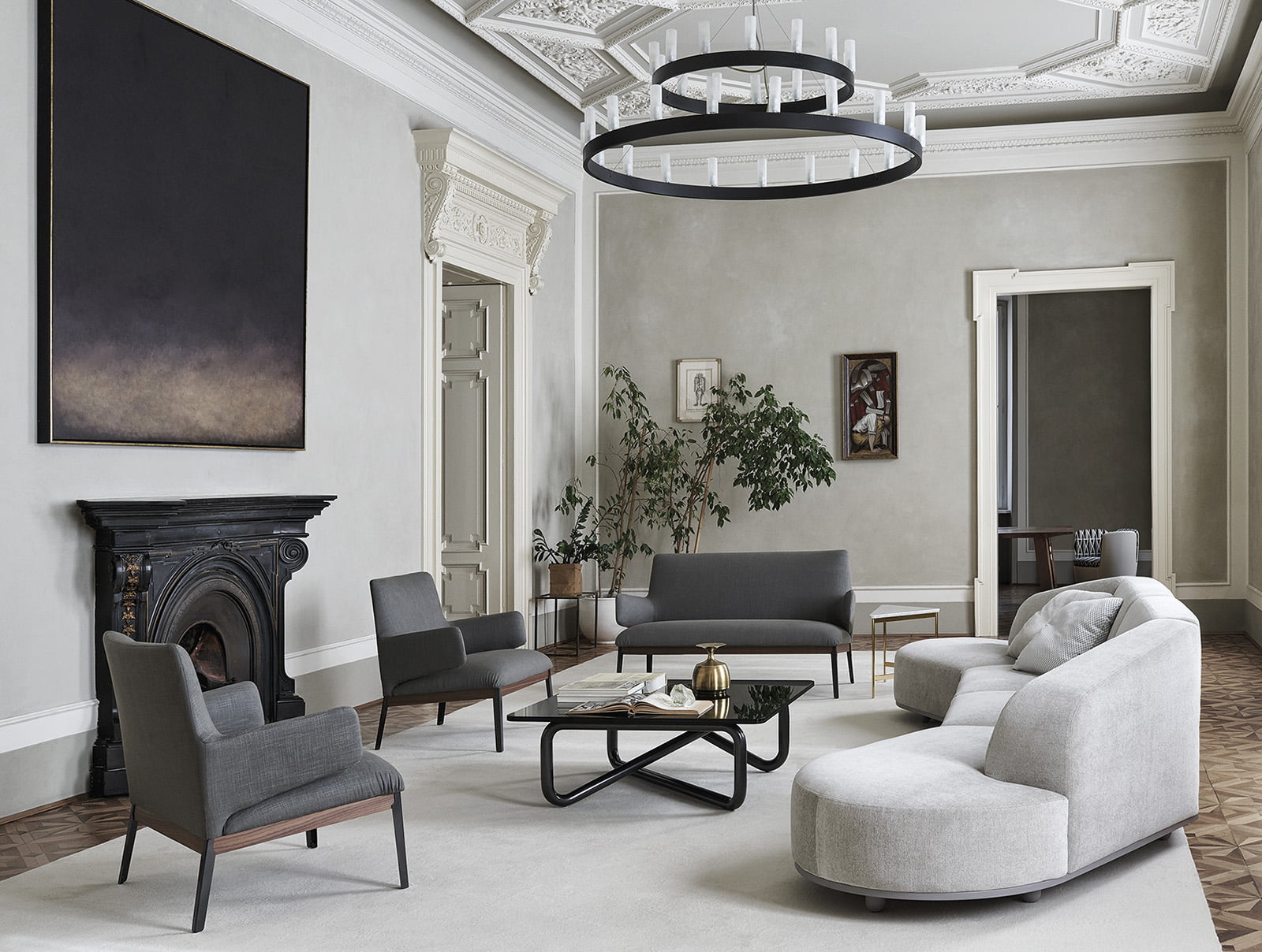 Arflex Hug Chair sfeer foto interieur zithoek