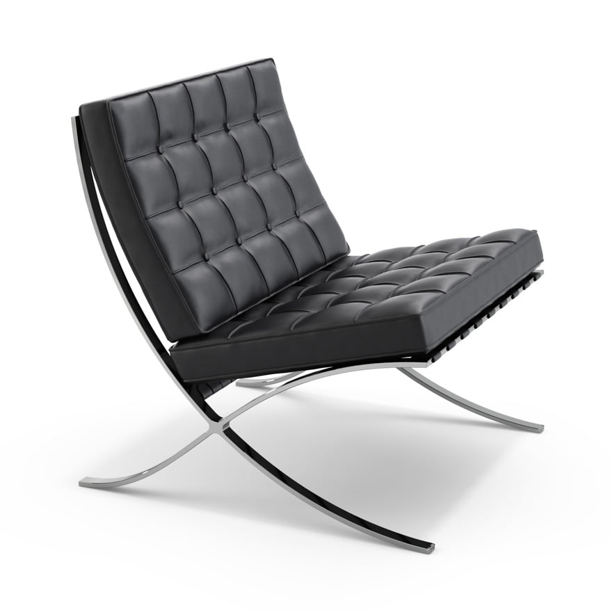Knoll Barcelona chair zwart