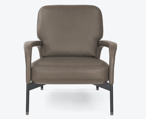 Minotti brooks fauteuil vrijstaand 