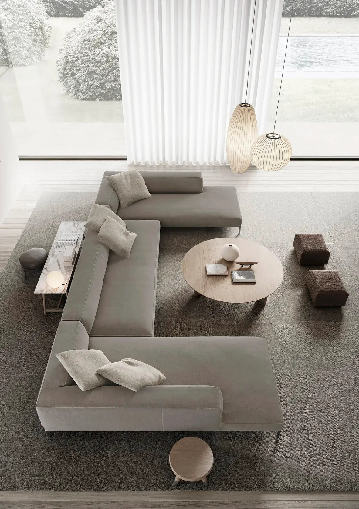 Flexform Perry up interieur sfeerfoto