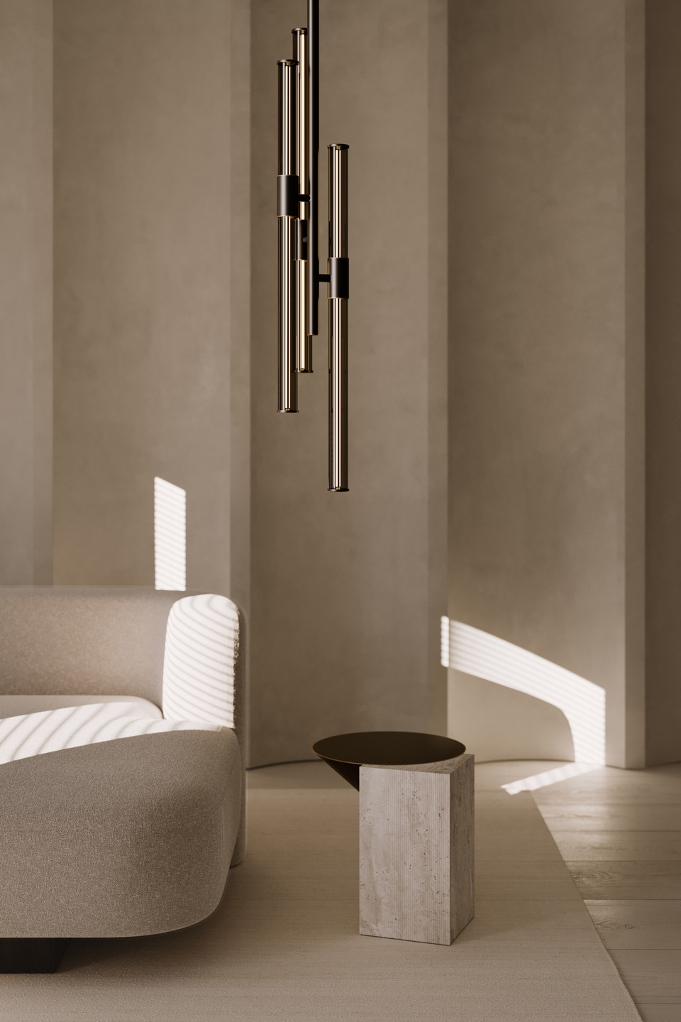 Venicem Venicem Cross Suspension hanglamp interieur sfeerfoto