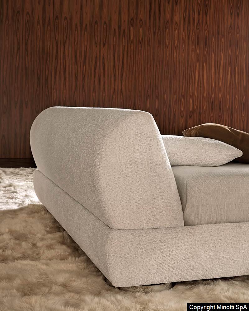 Minotti Supermoon bed interieur sfeerfoto hoofdeind