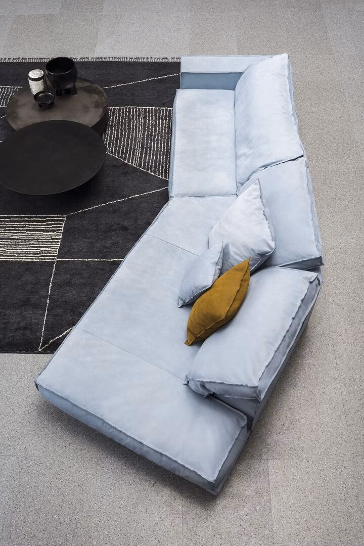Budapest Soft sofa Paola Navone bovenaanzicht