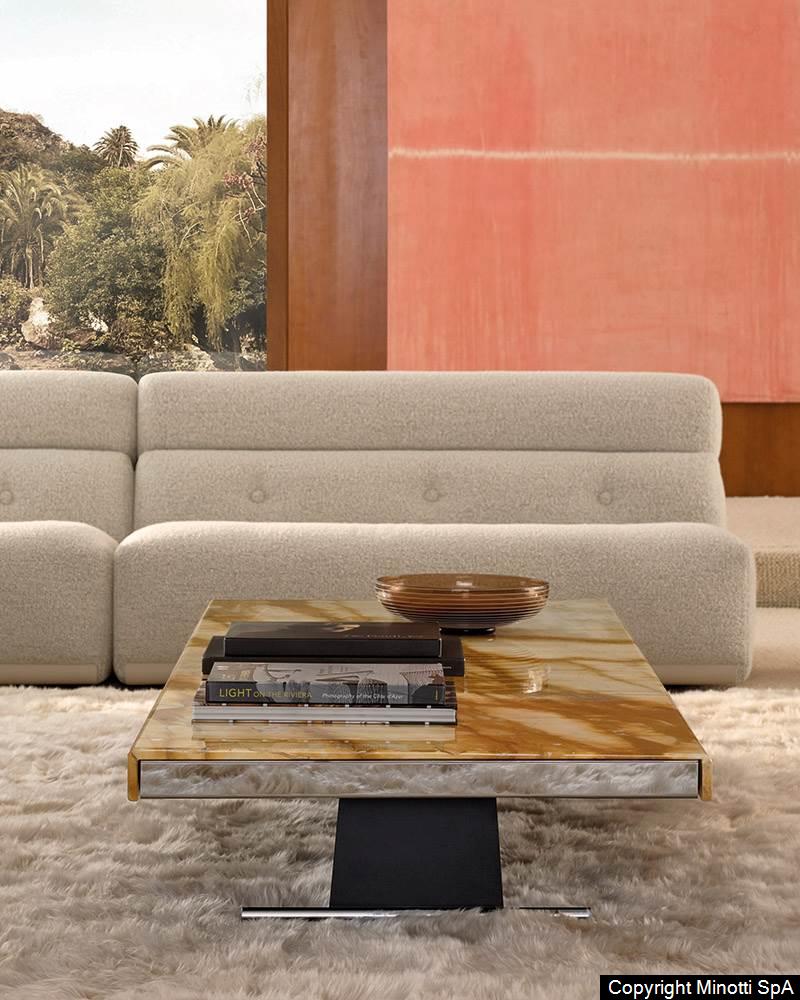 Minotti Libra Coffee table interieur sfeerfoto Giampiero Tagliaferri