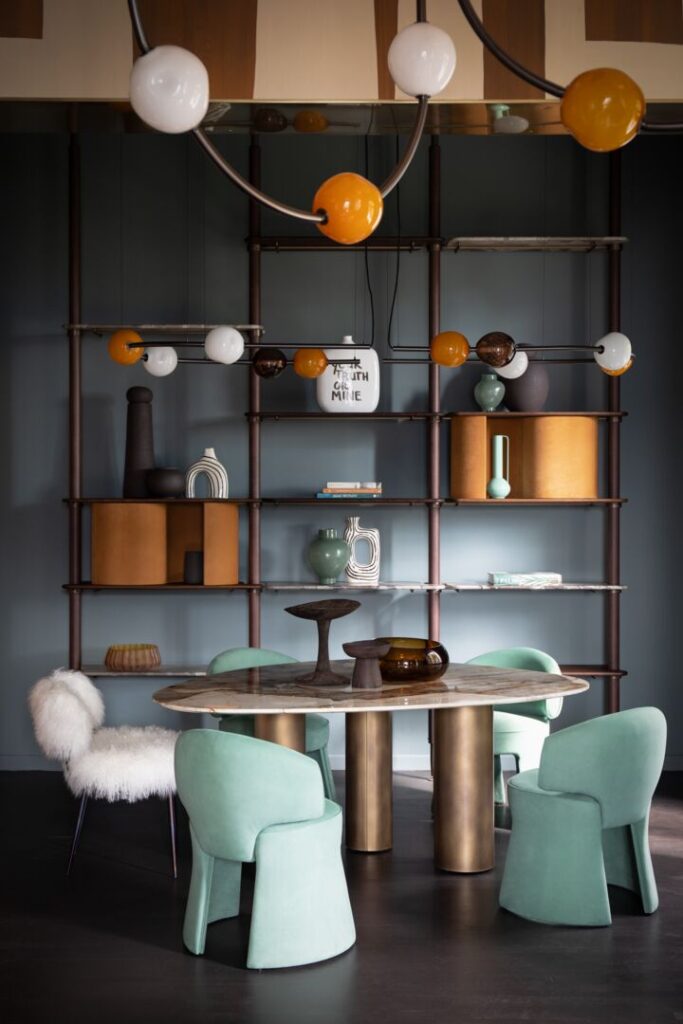 Baxter Inga interieur sfeerfoto eetkamerstoelen