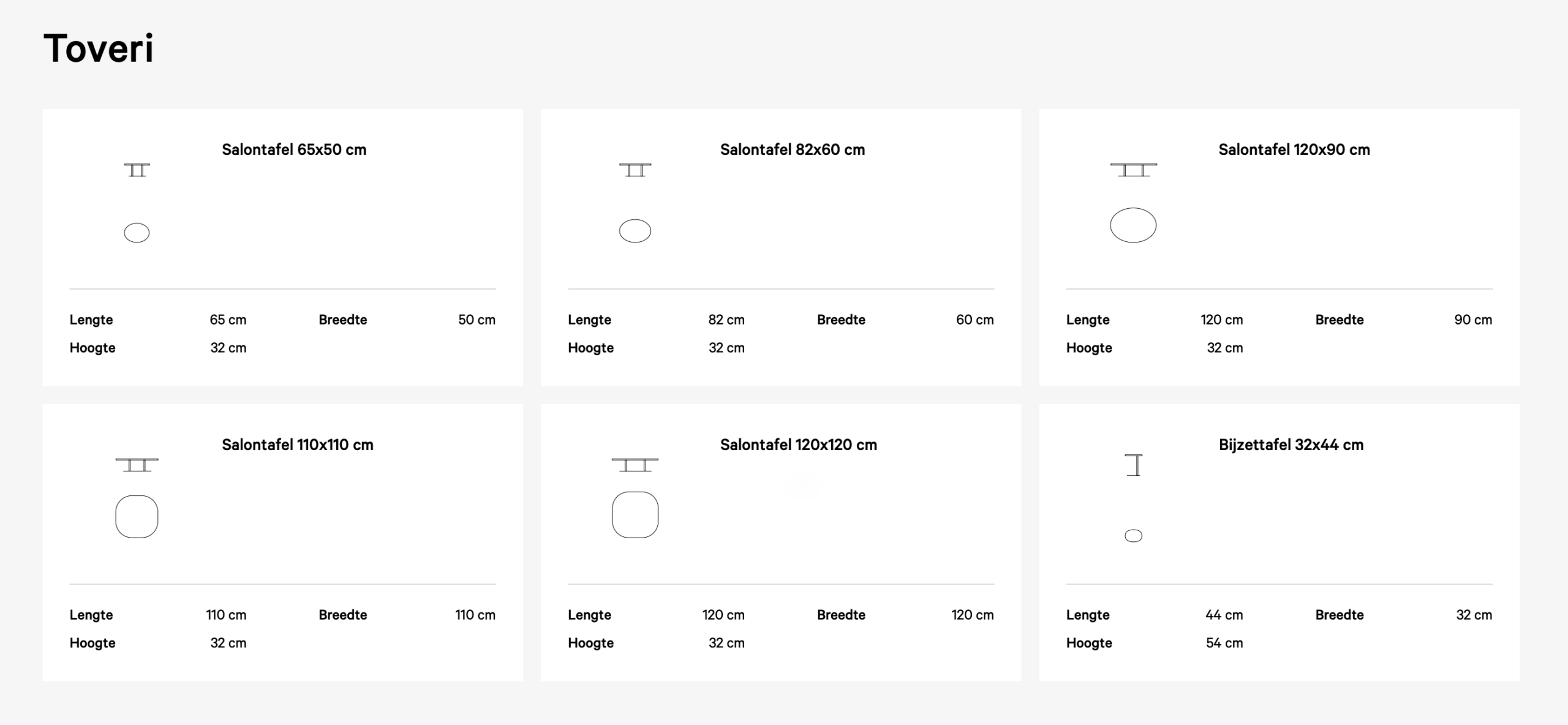 Leolux Toveri maten