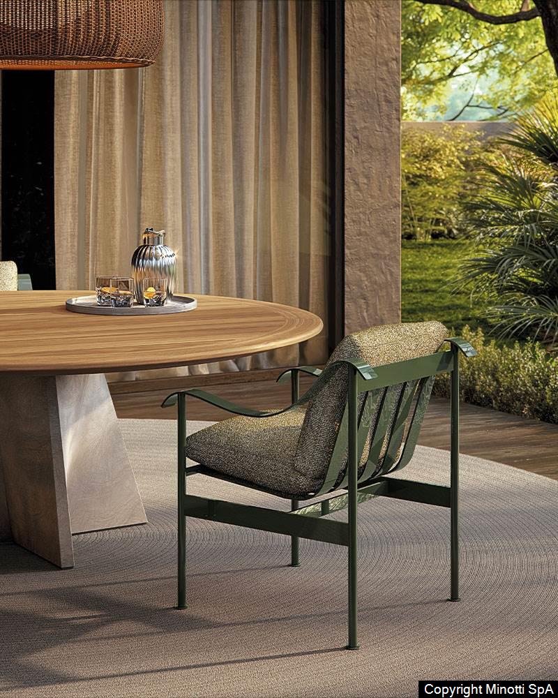 Minotti Sandy Dining sfeerfoto terras